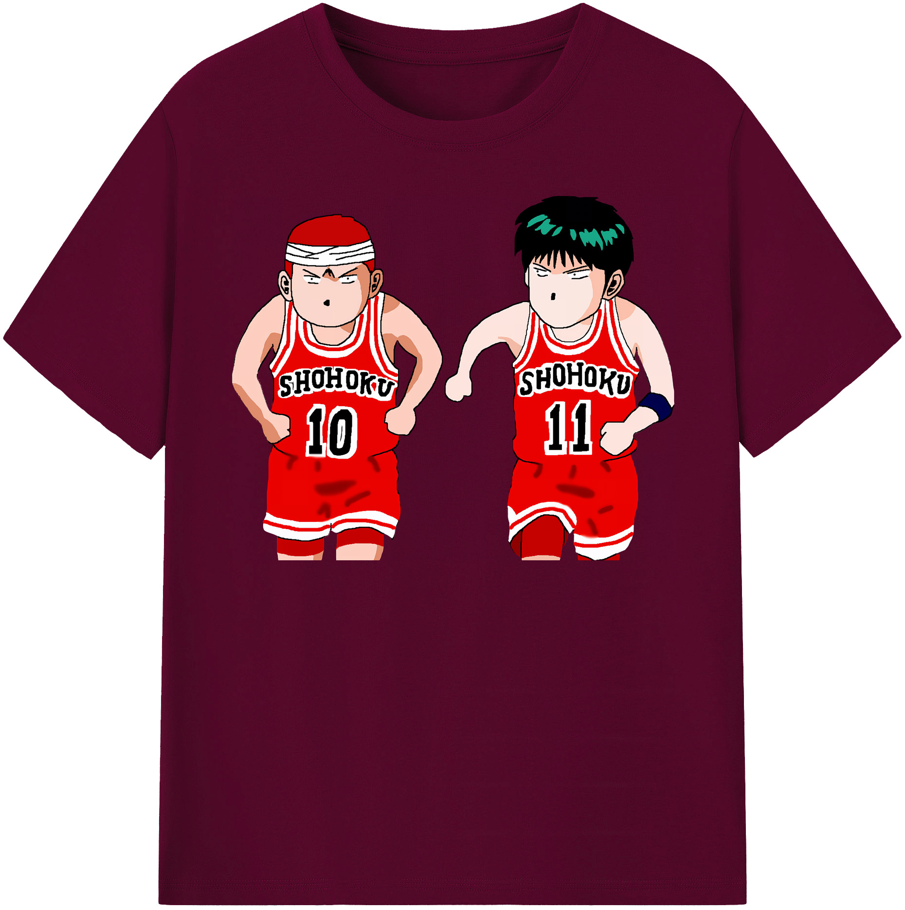 （画像用） SLAM DUNK／スラムダンク レディースカジュアルプリントTシャツ（綿100％）